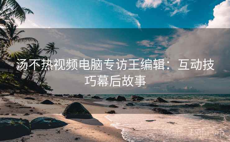 汤不热视频电脑专访王编辑:互动技巧幕后故事